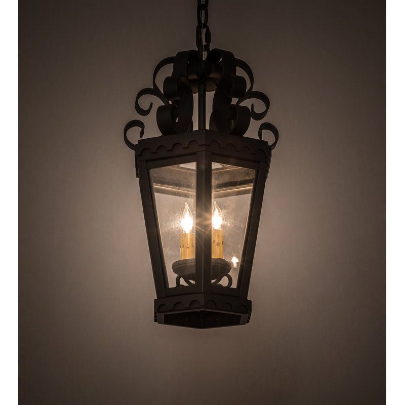 Lustre de style lanterne à 2 lumières Relinda