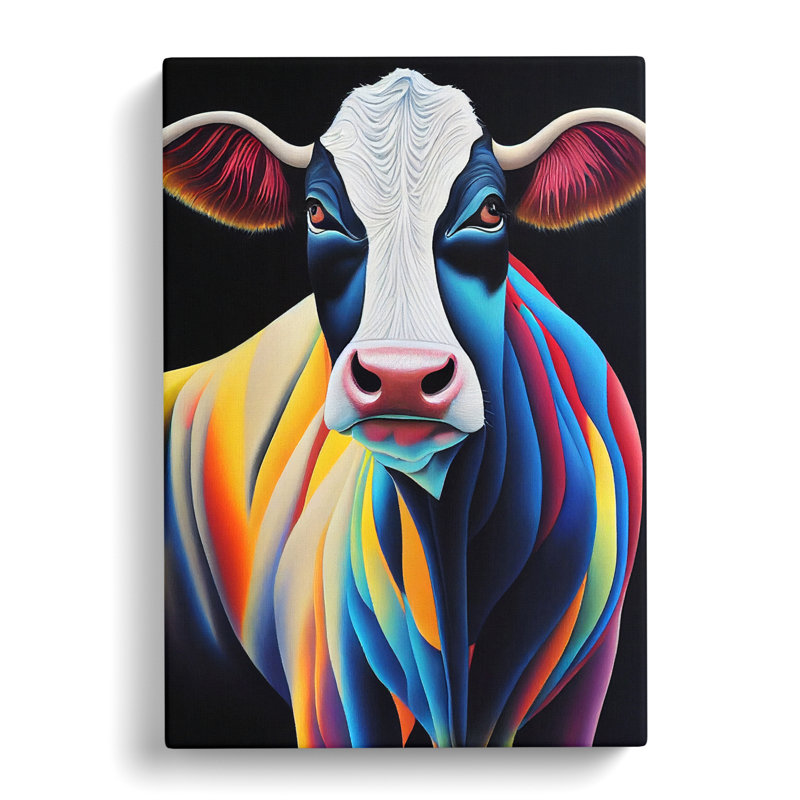 Cow Vol.1 - Wrapped Canvas, 50cm H x 35cm W x 3cm D