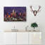 Dallas Texas Skyline At Dusk Painting - Wrapped Canvas-56657629