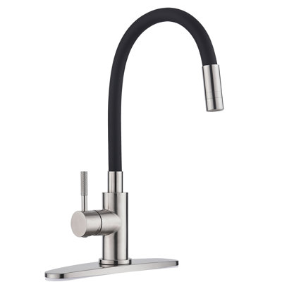 Maiguoone Single Handle Pull-Down Sprayer Kitchen Faucet with 360° Swivel Spout