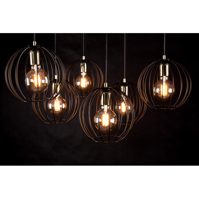 Cirillo 6 - Light Sphere Pendant, Black