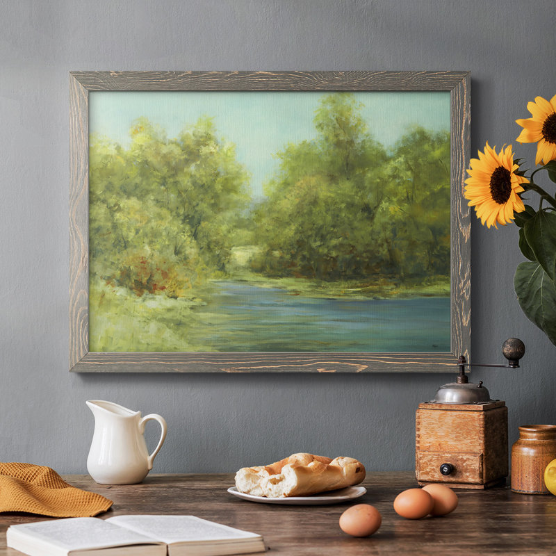 Country Views III, reproduction d'art sur toile, Gris, H 18 po x l 26 po x P 1,5 po