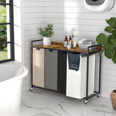Laundry Basket With Rack