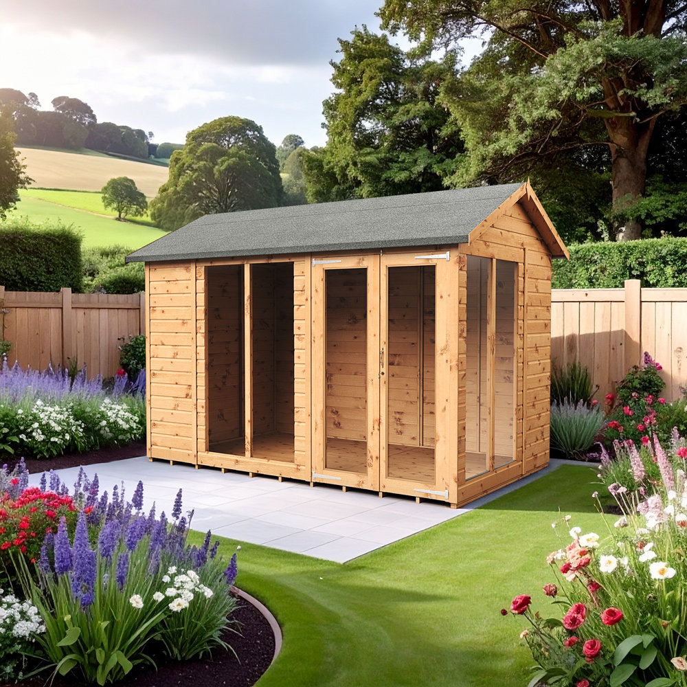 Empire Sheds 1000 Right Door Tongue And Groove Pent Garden Shed 9 X 4Ft - Image 4
