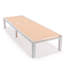 Chaise longue d'extérieur inclinable en aluminium Marlin - Chaise de patio en toile résistante aux intempéries-2002879291-2002879294
