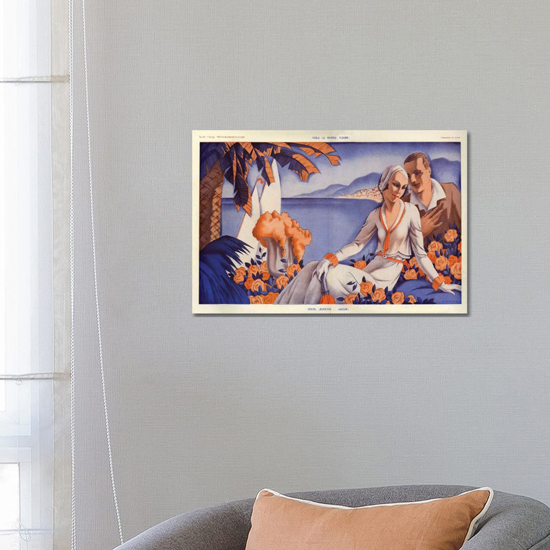 1931 La Vie Parisienne Magazine Plate by Fabius Lorenzi - Gallery-Wrapped Canvas Giclée on Canvas, Canvas