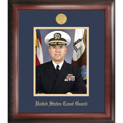 Cadre photo en portrait coast guard