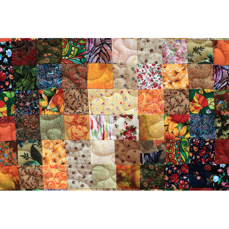 "Hommade Patchwork" par Radist - Photographie sur toile tendue, L 12 po x H 8 po