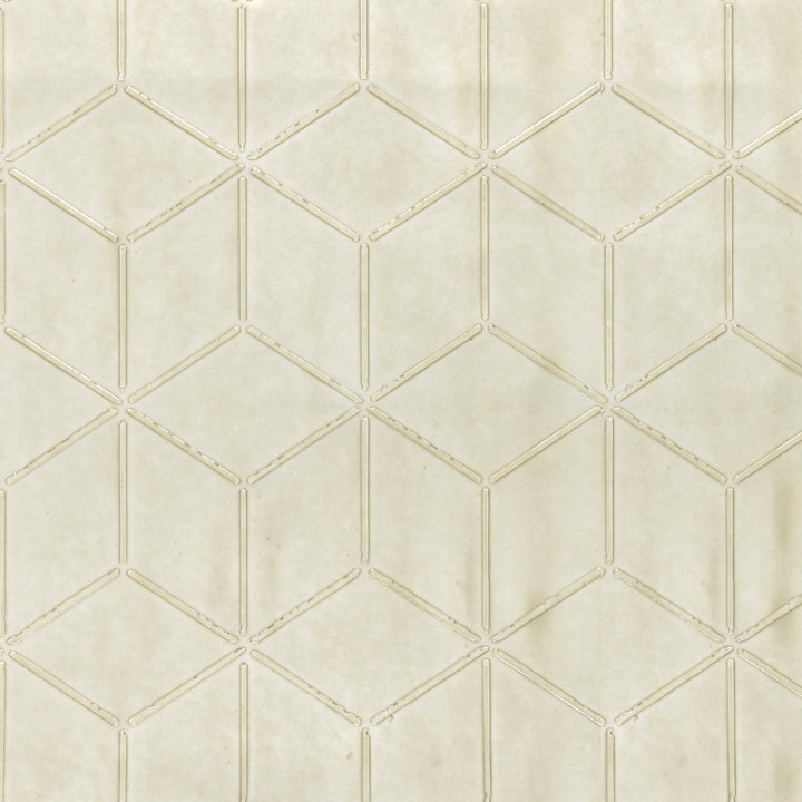 Modern Luxury Geometric Wallpaper Roll, Champagne