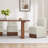 Bralan Polyester Blend Upholstered Side Dining Chair with Casters-934565489
