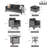 Harbin 7-Person Wicker/Rattan Patio Conversation Set With Cushions With Fire Pit-1697707850