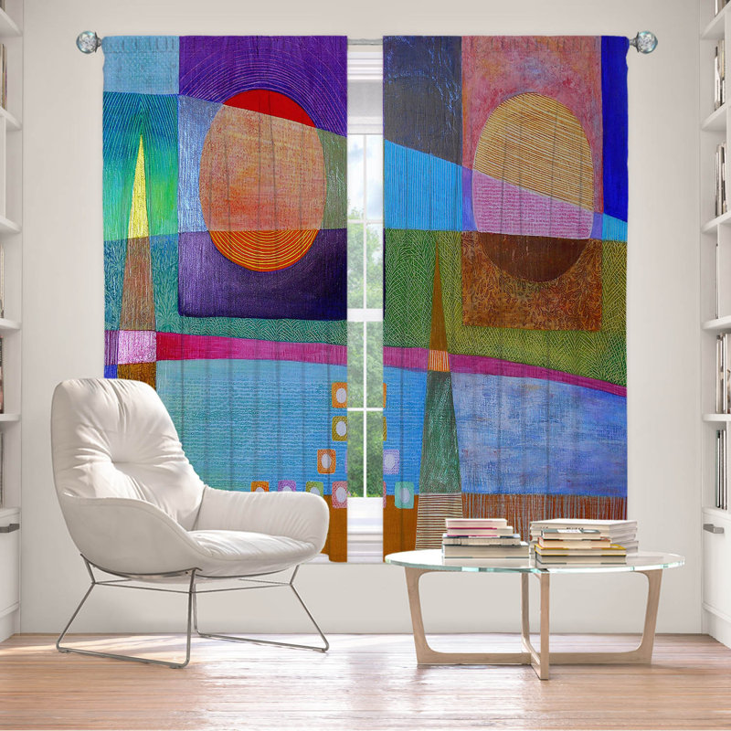 Jenesia Room Darkening Curtains / Drapes Pair, 40" W x 82" L