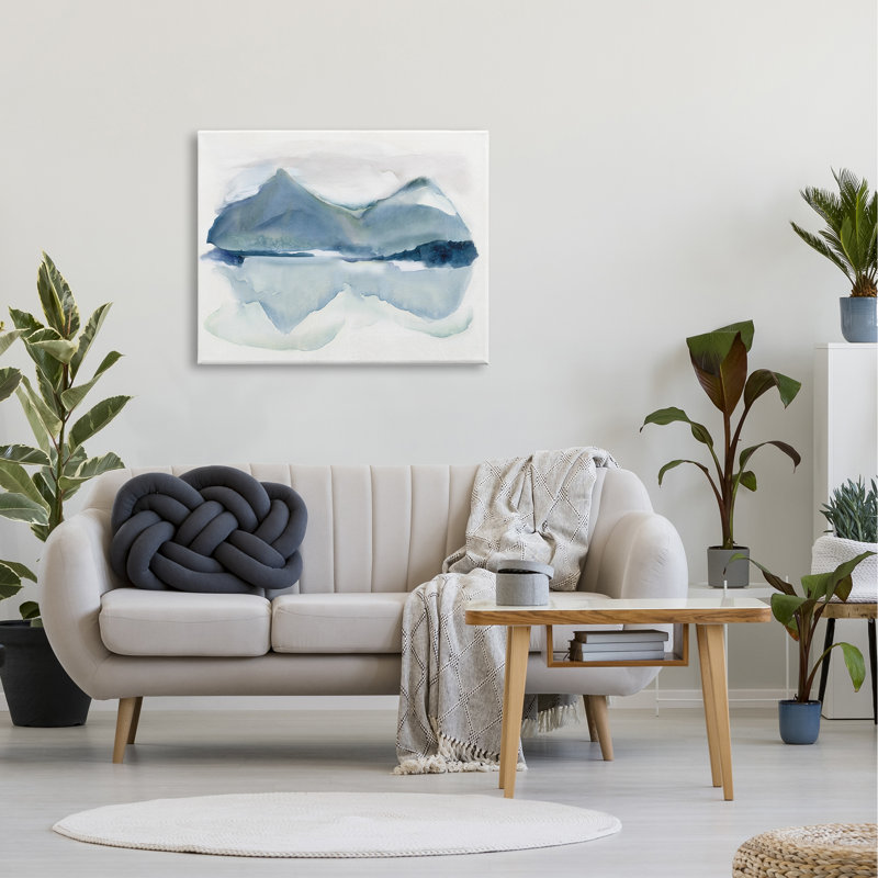 Iceberg, montagne, eau, glacier, réflexion, paysage abstrait, XXL, giclée noire, art texturé par Carol Robinson, Toile tendue