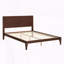 Grand lit plateforme en bambou moderne Mid-Century-129199292-129199293