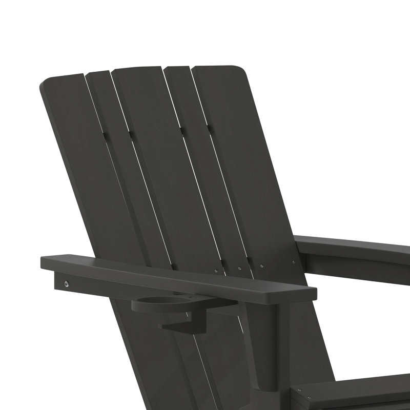 Chaise Adirondack Avayla, Noir