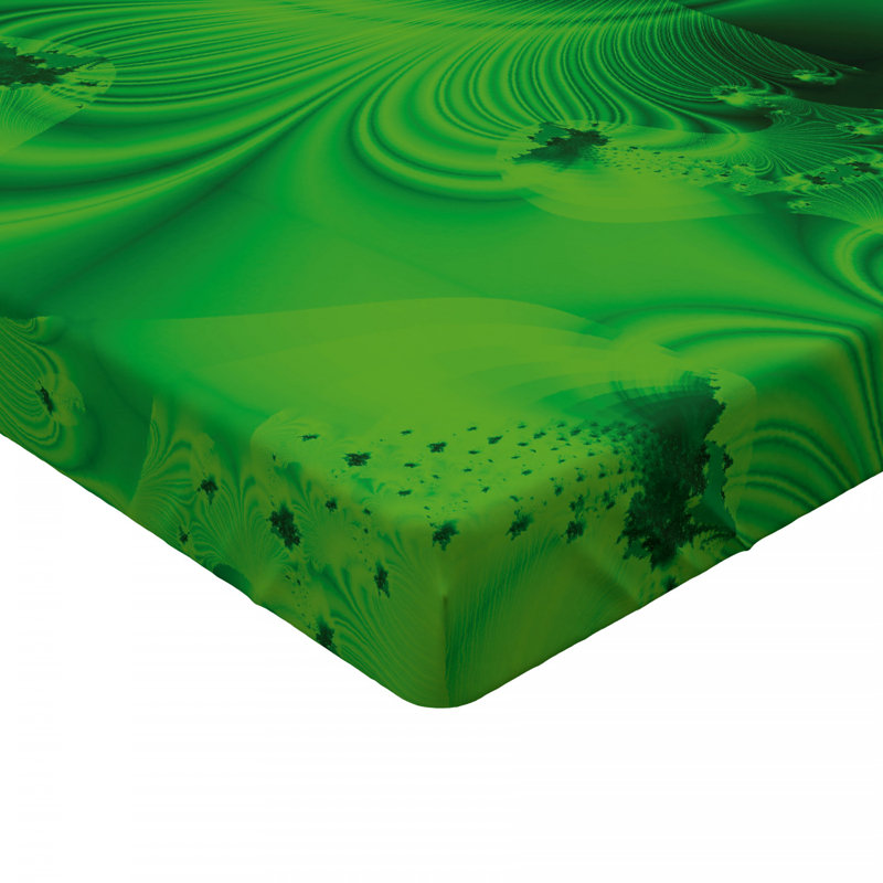 Microfiber Abstract Fitted Sheet, Queen Fitted Sheet