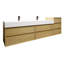 Meuble-lavabo double mural Albizu-69316020