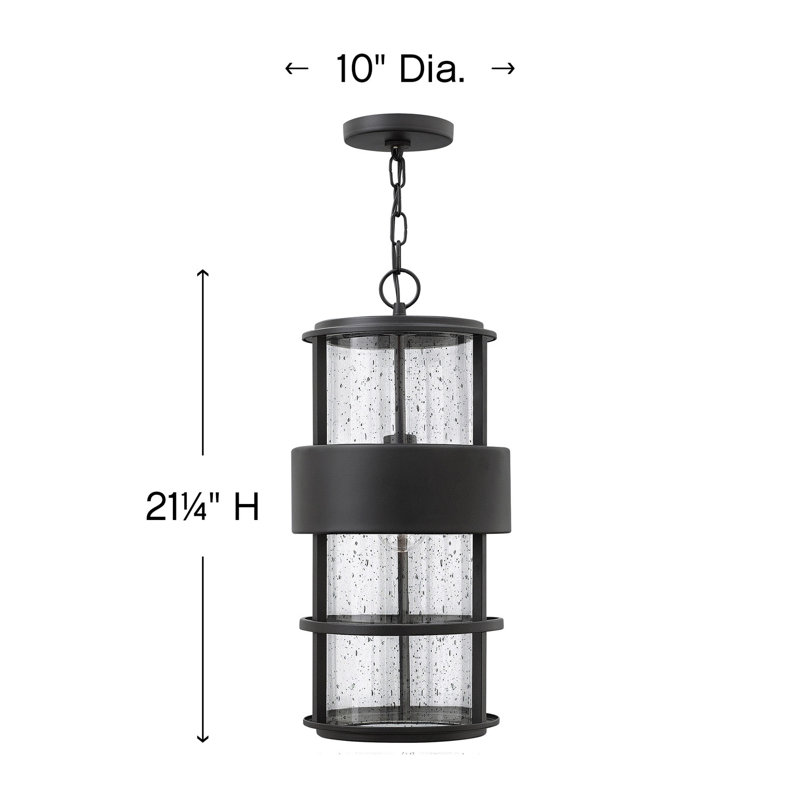 Saturn 1-Light Outdoor Hanging Lantern