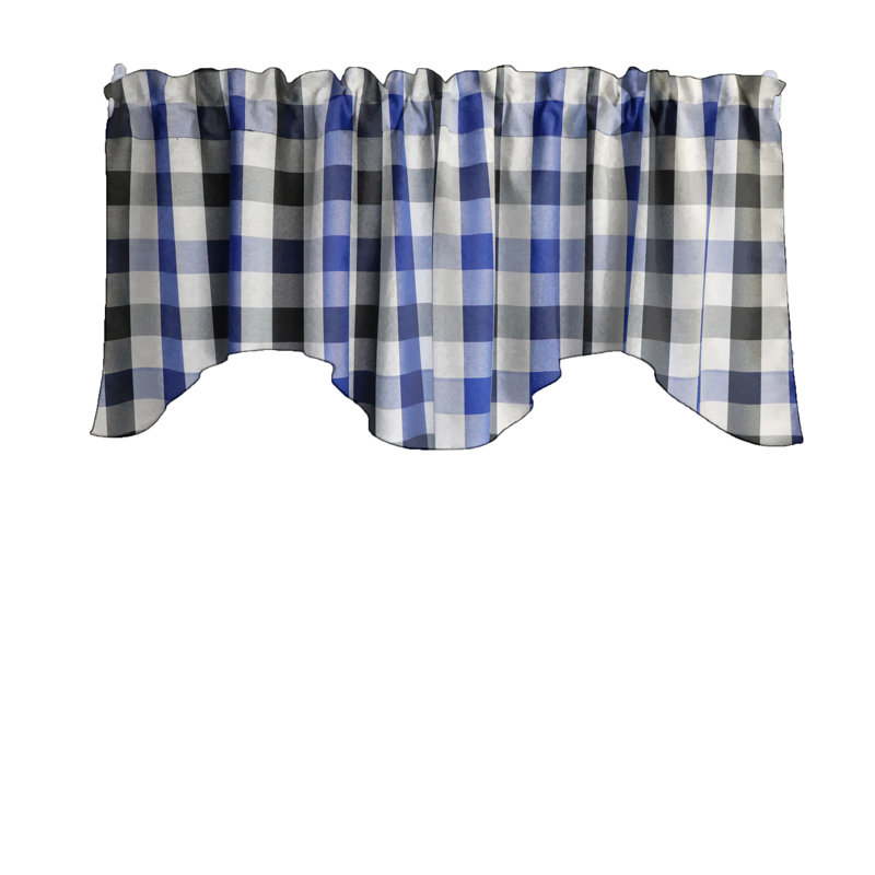 Cantonnière Rhyen, Noir royal / bleu / blanc