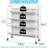 4 Tier Shoe Rack For Closet Mesh Fabric Narrow Metal Shoe Racks, Space Saving Small Shoe Storage Organizer Shelf For Entryway, Hallway, Dorm Room-1615251285