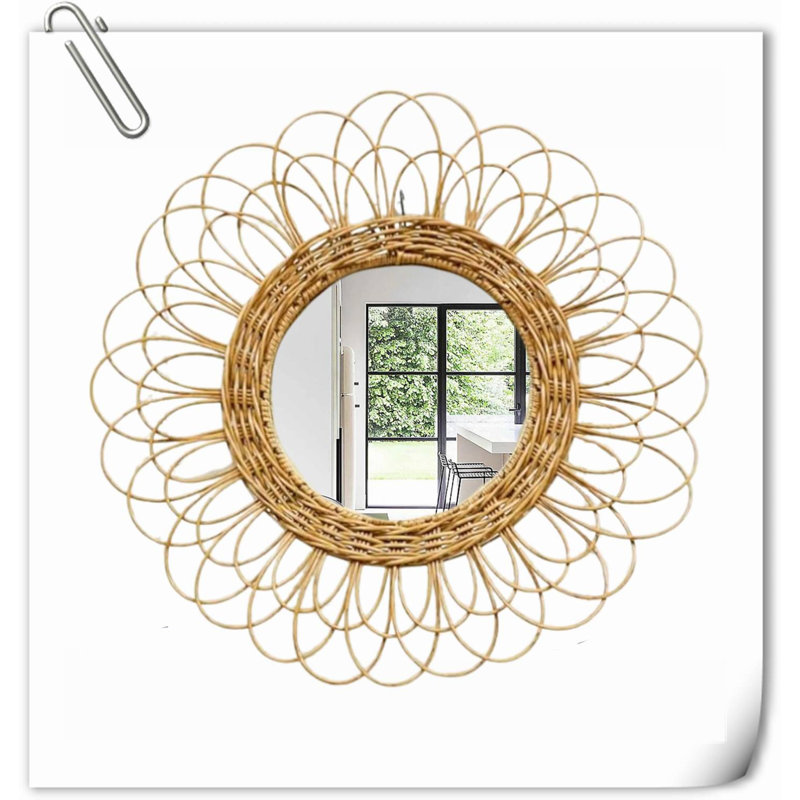 Schrimsher Rattan Mirror