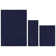 Ebern Designs Yenni 3 Piece Area Rug Set (5'x7', 3'x4', 24"x60") Navy