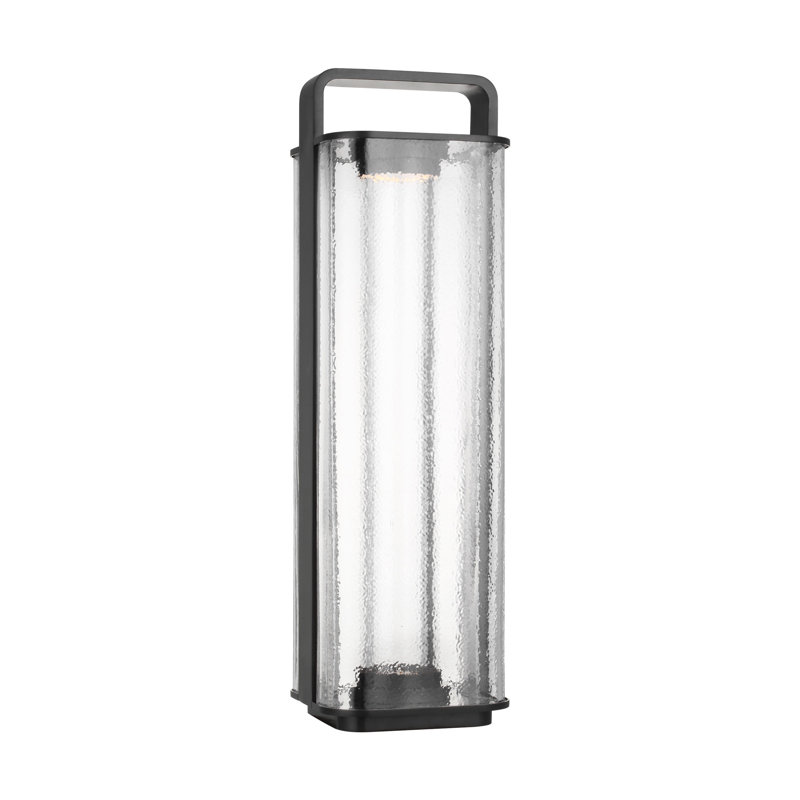 Flacara 24 Rechargeable Lantern, 23.4" H x 7" W x 7" D, Brown
