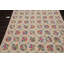 Tapis traditionnel en laine tissé à la main ivoire Aubusson 5 pi 9 po x 8 pi 9 po
