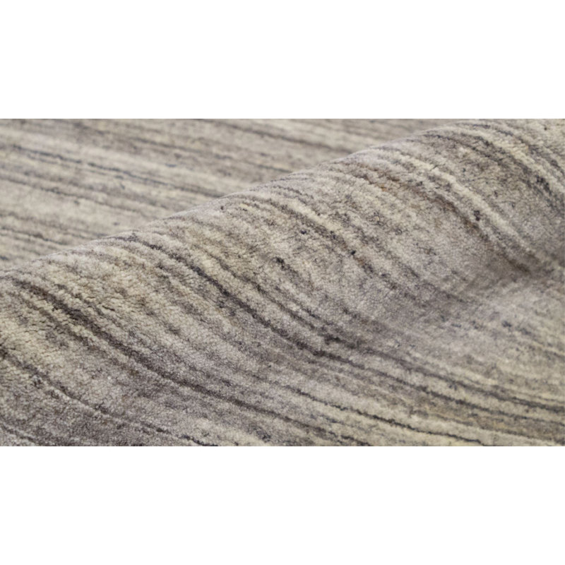 Wool Area Rug in Gray