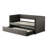 Modern Fabric Upholstered 1Pc Day Bed With Pull-Out Trundle Nailhead Trim Wood Frame Furniture-994010857