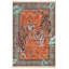 Tapis orange / vert Bengal Majesty