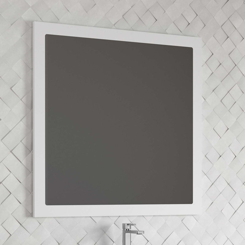 Miroir DAX Lakeside, 31,50 po x 31,50 po, Blanc