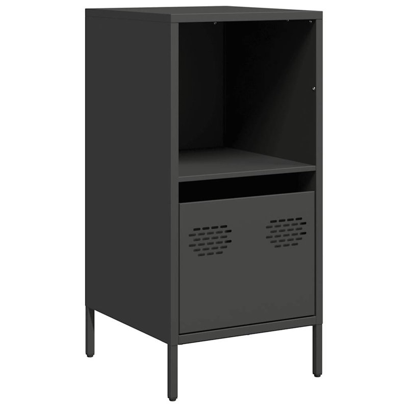 Selorm Storage Cabinet, Black