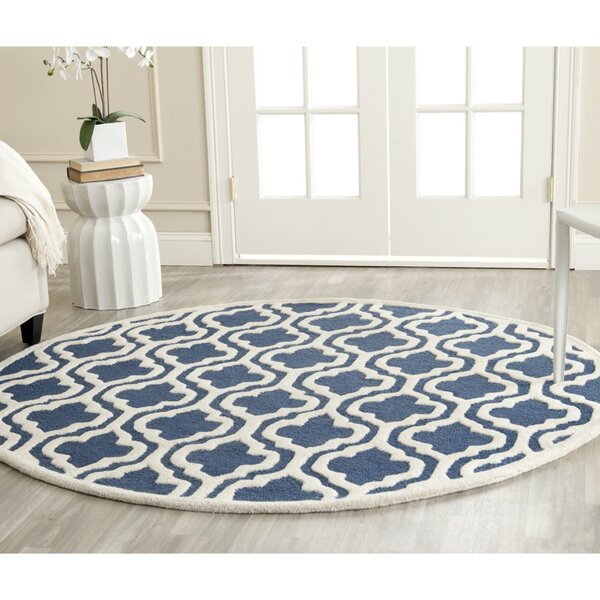 Mercury Row® Ruben Hand Tufted Wool Geometric Rug & Reviews | Wayfair