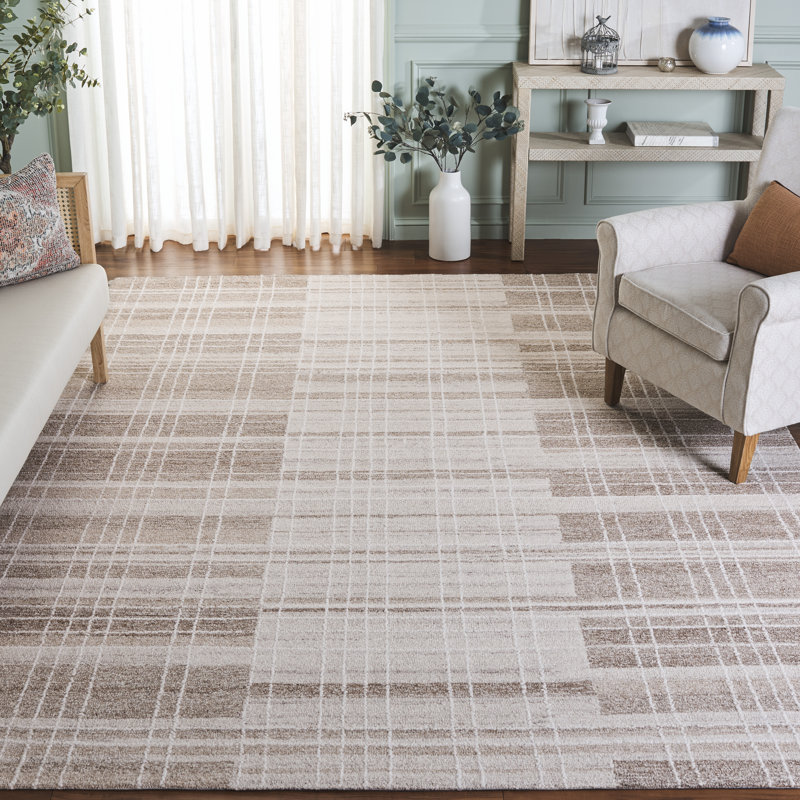 Tapis beige / ivoire Matiah 501, Rectangulaire 8 pi x 10 pi