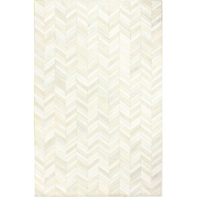 Cowhide Chevron Indoor Rug