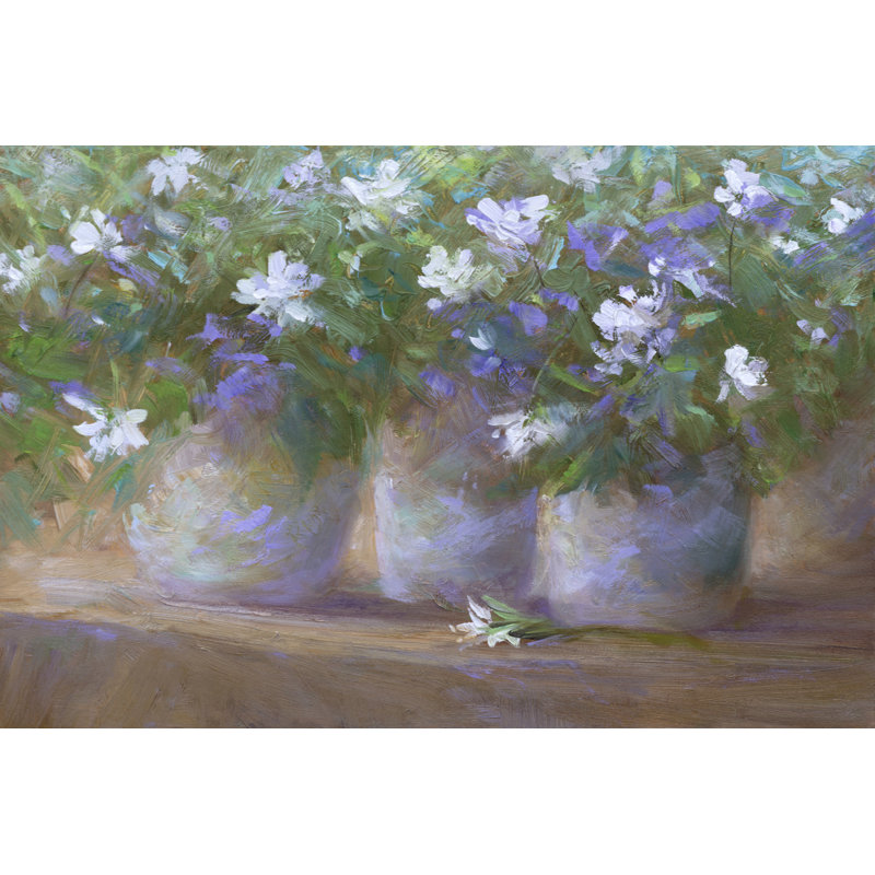 Three Pots 1 Piece Wrapped Canvas Wall Art, 61cm H x 91cm W