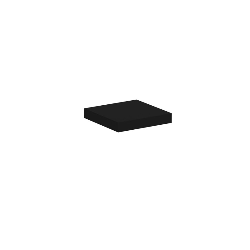 Tablette murale moderne Colesen, noir, 9,1 po x 1,4 po x 9,1 po | 100% panneau de particules enduit de mélamine, épaisseur: 0,7 pouce | Conception élégante et unie, parfaite pour les solutions de décoration et de rangement, élégante et fonctionnelle