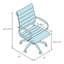 Chaise de conférence du responsable