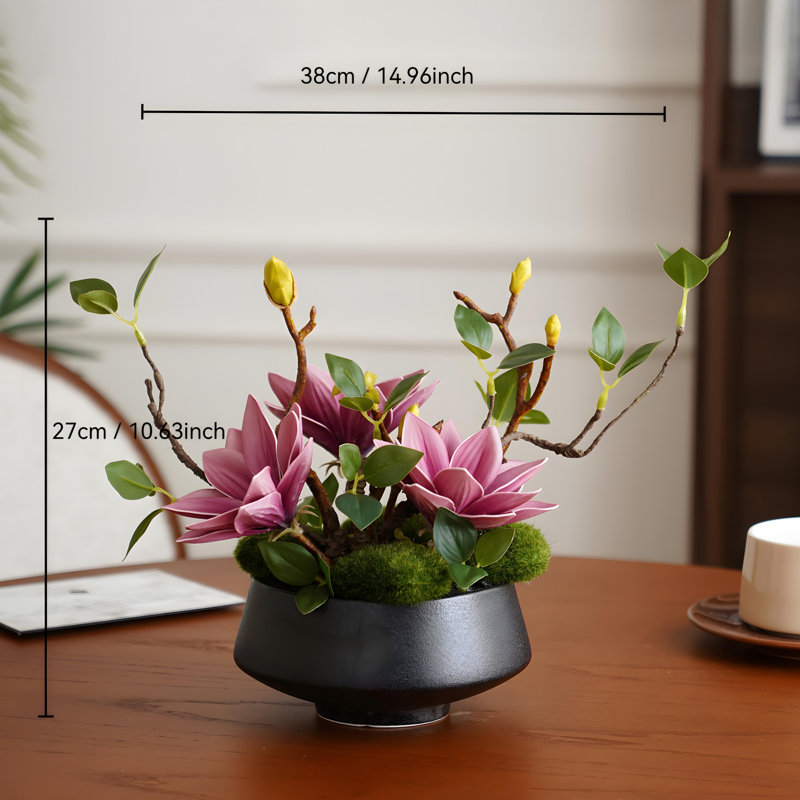 Ornements de fleurs simulées