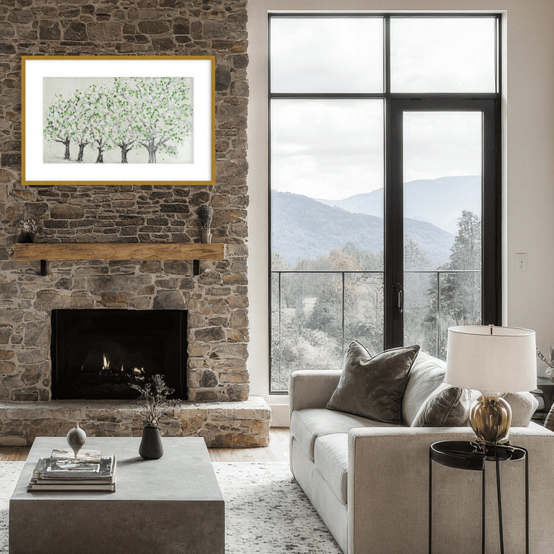 Nature Inspired "Springtime Serenity" Canvas Wall Art By , 16" H x 24" W, Framed Canvas, Beige