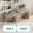 78 Inch Two Person Desk with Drawers, Double Computer Desk with Storage 5 Drawers for Two Person, Extra Long Writing Desk Workstation with File Drawer for Home Office-114256201