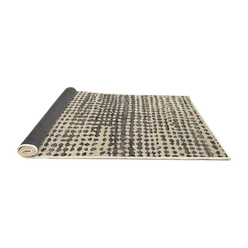 Tapis abstrait moderne 4900, Rond 7 pi