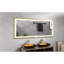 Miroir de salle de bain 84 po x 48 po à DEL, cadre en aluminium, capacité de brouillard, 3 couleurs, gradation continue, fixation murale, miroir doré brossé de 84 po avec brouillard en alliage de 48 po, options de couleurs, étincelle-1011611422