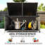 Outsunny 150cm W 650L Steel Deck Box with Wheels-125039590