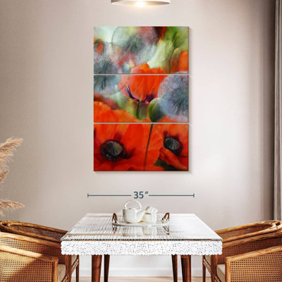 Harnek Poppies And Dandelions IV