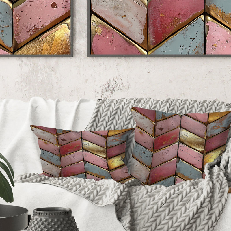 No Pattern - Midcentury Lumbar Pillow