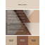 Tapis minimaliste beige et beige lavable à la machine Cantrell-428106217