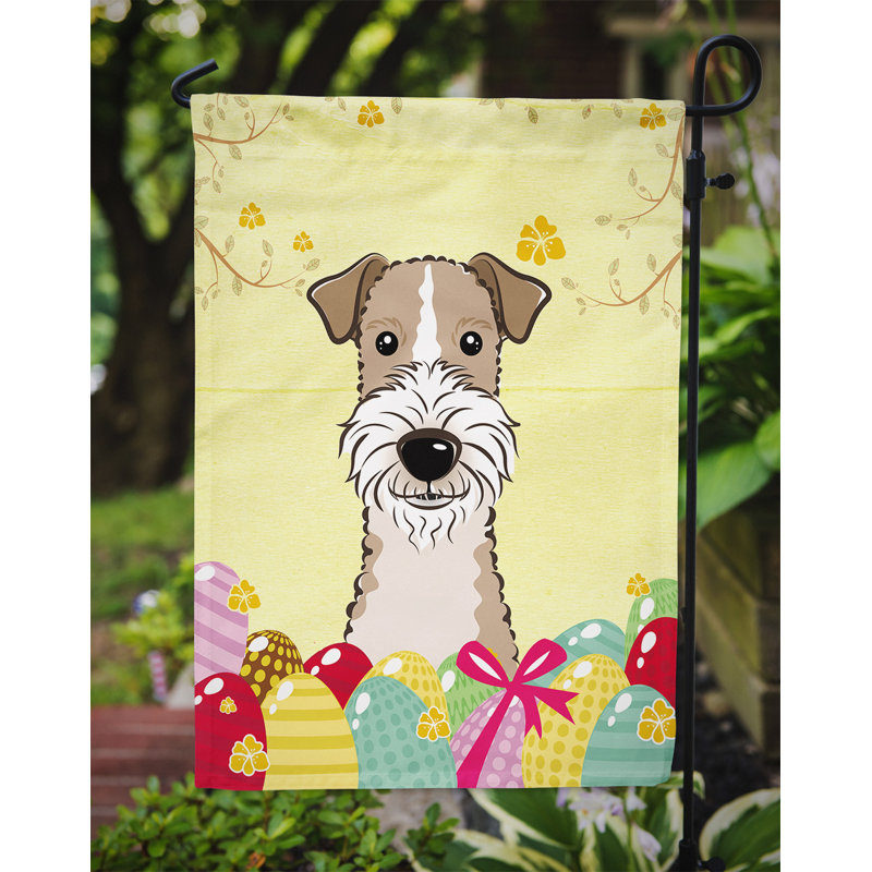 Drapeau de jardin Eron, Fox-terrier