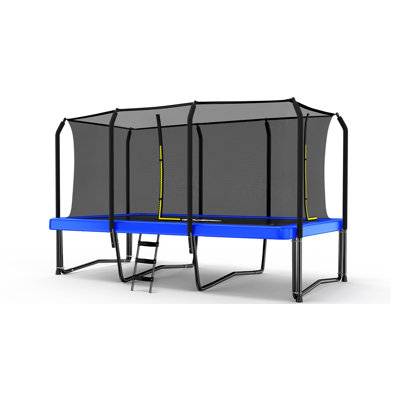 Maxlead 1500LBS Capacity Rectangle Trampoline 9X15FT Outdoor Square Gymnastics Trampolines for Kids Adults Long Tumbling Trampoline